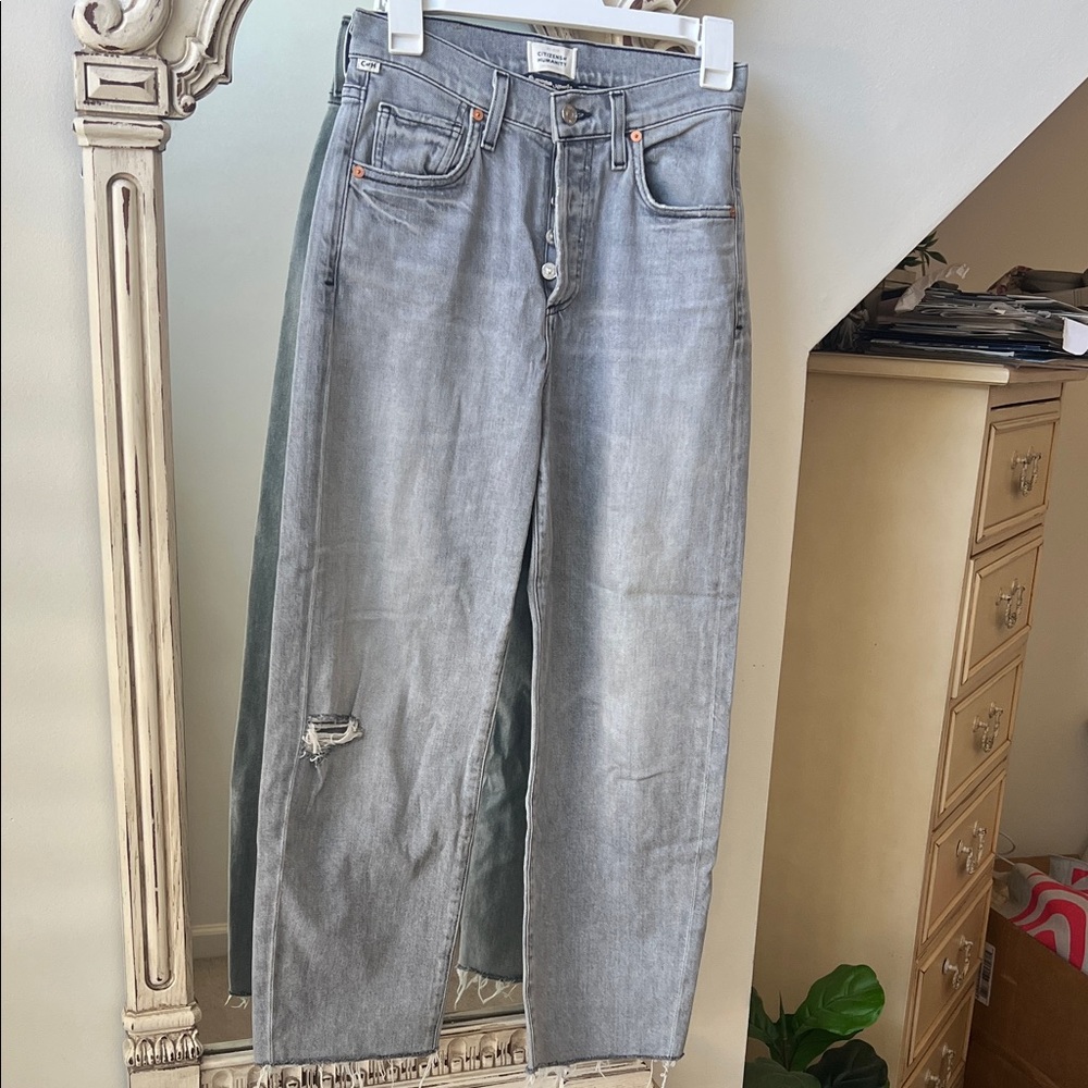 Citizens Of Humanity Light Gray Denim